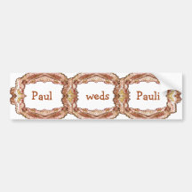 Artist for BORDERS - Greetings n Wedding Invites Bumper Stickers