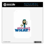Artist Girl Skins For iPod Touch 4G