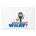 Artist Girl Yard Sign
