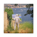 Artist in St. Tropez magnets by MSalone Artist in St. Tropez magnets