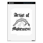 Artist of movement tumbling iPad 3 decals