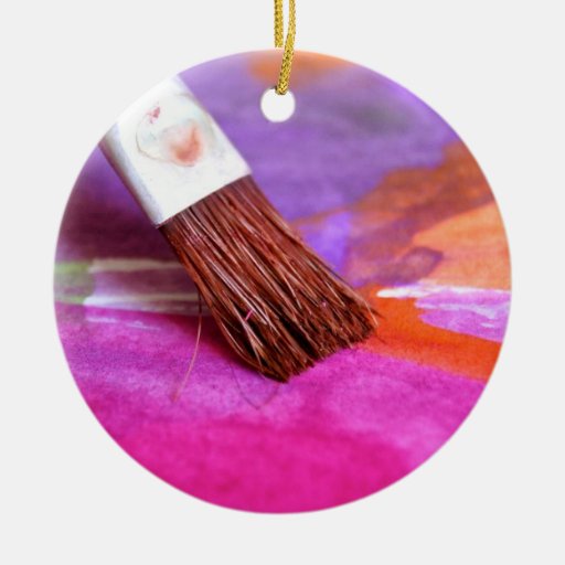artist paint brush christmas ornament zazzle artist paint brush christmas ornament zazzle