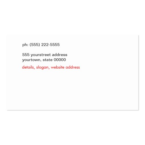 Artist Paint Brushes Painter 2 Business Card (back side)