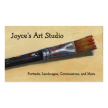 ARTIST PAINTBRUSH: BUSINESS CARDS