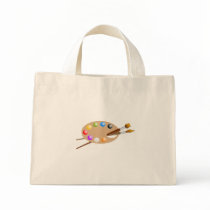 Artist Palette Canvas Bag