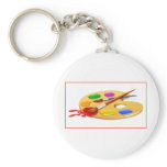 Artist Palette Key Chains