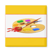 Artist Palette Magnets