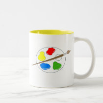 Artist Palette mugs by prawny Artist Palette mugs