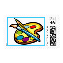 Artist Palette Postage postage by Postage_USPS Artist Palette Postage postage