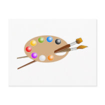 Artist Palette postcards