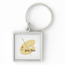 Artist Palette Premium Keychain