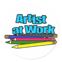 Artist Pencils stickers