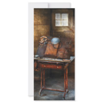 Artist - The etching table Rack Cards