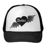 Artist Winged Heart Hat