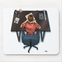 Artist Working Mouse Mat