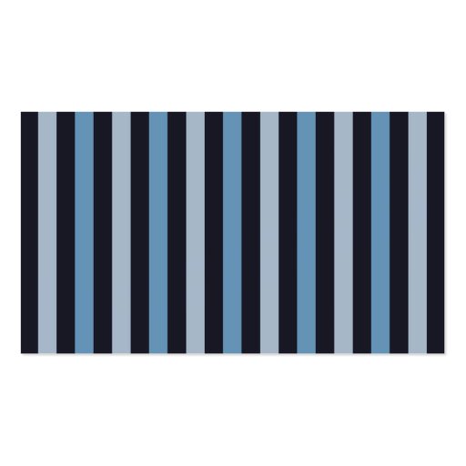 Artistic Abstract Retro Stripes Lines Blue Black Business Cards (back side)