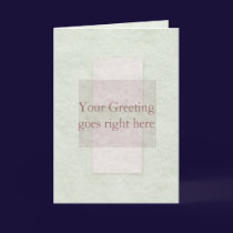 Artistic Blocks Abstract Greeting Card