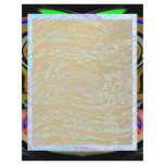Artistic Borders n Sky Blue Waves Customized Letterhead