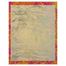 Artistic Borders n Sky Blue Waves letterhead by doonagiri Artistic Borders n Sky Blue Waves letterhead