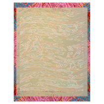 Artistic Borders n Sky Blue Waves letterhead by doonagiri Artistic Borders n Sky Blue Waves letterhead