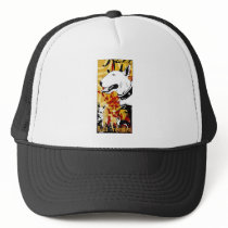 Artistic Bull Terrier Dog Breed Design hats