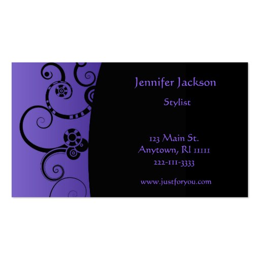 Artistic Business Cards (front side)