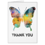 Artistic Butterfly Thank You Cards