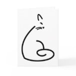 Artistic Cat Silhouette cards