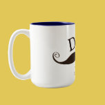 Image of Artistic Dad Illustrated Mustache Mug