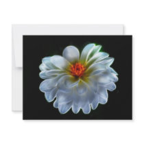 Artistic dahlia and meaning personalized announcement