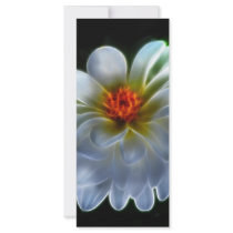 Artistic dahlia and meaning rack card template