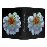 Artistic dahlia and meaning vinyl binders