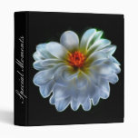 Artistic dahlia and meaning vinyl binders