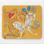 Artistic Fantasy Butterflies Mouse Pad