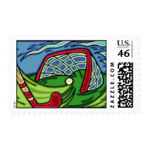 Artistic Field Hockey Stamps