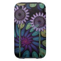 Artistic floral iPhone 3G/3GS Case-Mate Tough™ Iphone 3 Tough Covers