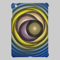 Artistic fractal case with Geometric shapes ipad mini cases