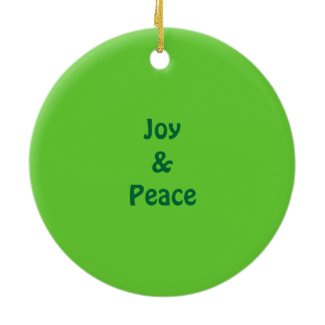 Artistic green mandala christmas tree ornament