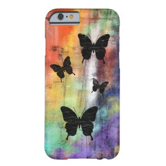 Artistic Grunge Butterflies iPhone 6 Case