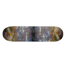Artistic Grungy Wall Skate Board Decks