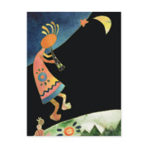 Artistic Kokopelli postcards