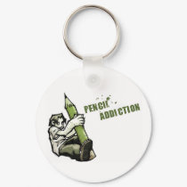 Artistic mind keychain