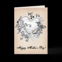 Artistic Mother's Day Heart cards