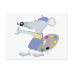 Artistic Mouse Postcard