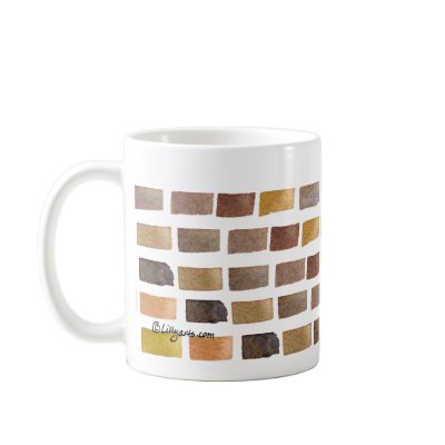 Artistic  Mug in Earth Tone Colors by lillyarts