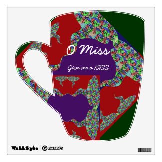 Artistic Mug - O MISS give me a KISS Room Graphics