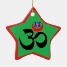 Artistic Om - Yoga Ornament