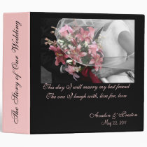 Artistic "Our Wedding Story" Wedding 2' Binder