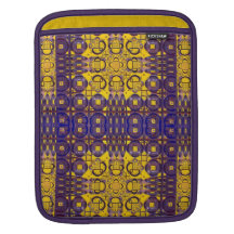 Artistic patterns iPad sleeve