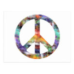 Artistic Peace Sign postcards